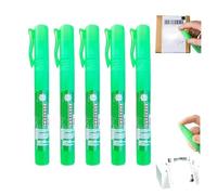 Privacy Cover Spray, Thermal Paper Eraser Privacy Pen for Documents,labels & Mail, 10ml White-out Correction Fluid With Lid for Packages,addresses, Shipping Addresses Information Protection (5PCS)