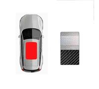 Privacy Covers Car Sunroof Sunshade Heat For Peugeot 2008 A94 2014~2018 2016 2017 MK1 Insulation Sun Protection Cooling(Silverblack)