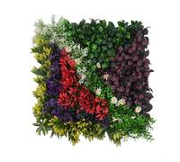 Privacy Enhancing Artificial Plant Wall Panels Protected, and Easy to Maintain at 50x50cm (C)