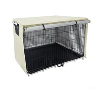 Privacy Enhancing Dog Crate Cover with Effective Sunlight Blocking and Stress Reducing Characteristics (109 * 74 * 76cm)