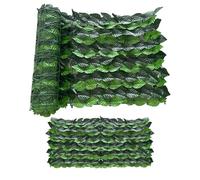 Privacy Fence, Artificial Hedge - Realistic Green Plants Decoration | Privacy Screen Elements for Outdoor Use - for Wedding Background, Bar, Restaurant, Patio, Balcony, Garden