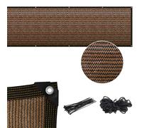 Privacy Fence Screen,1×6m Garden Screening,120GSM Mesh Fencing Cover,Shading Mesh,Privacy Netting,UV-Resistant Windbreak Fencing,Tear Resistant Fencing with 50 Zip Ties 10m Rope for Yard Gardens