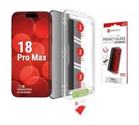 Privacy Glass Screen Protector for iPhone 18 Pro Max, 10H, MountMaster | DISPLEX Privacy Glass, Screen Protector, 2-Way Privacy Screen, Maximum Coverage, Scratch-Resistant, 3-Second Installation