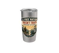Privacy is Not A Crime Freedom Liberty Stainless Steel Insulated Tumbler