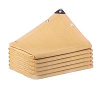 Privacy Mesh Tarp for Garden Greenhouse & Patio - Sunblock Net Cover Regular Ing 5x6m Beige - Ideal for Backyard & Pool Protection