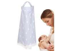 Privacy Nursing Blankets, Discreet Breastfeeding Coverage, 360 Degree Full Coverage Cotton Apron for Mom Breastfeeding, Breathable Stroller Cover for Breastfeeding