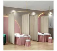 Privacy Partition Curtain - U-Shaped Room Divider with Ceiling Support for Salons and Health Centers - Versatile Design for Enhanced Privacy and Space