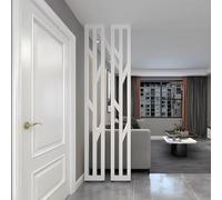 Privacy Partition - Freestanding - No Drilling Required - Room Divider Solution for Home & Office - Stylish Space Separator - Versatile