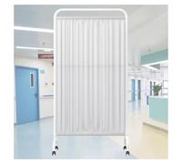 Privacy Partition,Single Standing Door Partition with Casters,6ft Tall Beauty Salon Screens,Room Divider for Hospital Hall Office(Color 4,4-panel)