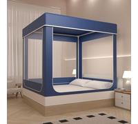 Privacy Pop Up Bed TentPortable Sleep Pod for Queen Beds Easy Setup Blackout & Breathable Mesh Canopy Perfect for Indoor/Outdoor Use TravelFriendly Privacy Solution