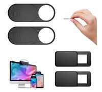 Privacy Protection Webcam Cover, Easy Application for Ultra Thin Laptop Camera Cover Slide, Matte Black Design for iMac, MacBook Pro, Mac, Computer,