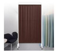 Privacy Screen,1/2/3/4/5/6 Panel Medical Privacy Screen With Removable Nylon Silk Fabric For Clinic Ward Examination Hospital Nursing Home, 6ft High Temporary Wall Divider(Color-5,2-panel)