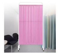 Privacy Screen,1/2/3/4/5/6 Panel Medical Privacy Screen With Removable Nylon Silk Fabric For Clinic Ward Examination Hospital Nursing Home, 6ft High Temporary Wall Divider(Color-5,2-panel)