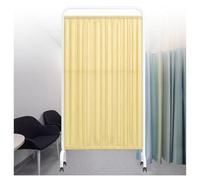 Privacy Screen,1/2/3/4/5/6 Panel Medical Privacy Screen With Removable Nylon Silk Fabric For Clinic Ward Examination Hospital Nursing Home, 6ft High Temporary Wall Divider(Color-5,2-panel)