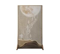 Privacy Screen Creative Nine-fish Screen Partition, Living Room Decoration Background Wall, Simple Home Bedroom Hotel Metal Screen Room Divider