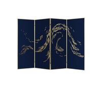 Privacy Screen Creative Screen Partition Living Room Tea Office Foldable Decorative Background Wall Sandstone Folding Room Divider