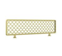 Privacy Screen,Dividers for Dining Areas, Hollow Out Iron Art Decorative Partitions Fence, Non-Fading Restaurant Office Desk Divider, 30cm Raised Low Fence