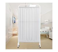 Privacy Screen,Folding Rolling Privacy Screen, Medical Privacy Screen With Wheels, 1.8m High Temporary Fence For Clinic/ward/examination Room(Color-6,2-panel)