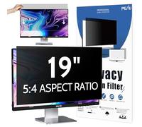 Privacy Screen for Computer Monitor 19 Inch 5:4 Aspect Ratio, Anti Blue Light Glare Removable 19 in Privacy Screen Filter Protective Film, Peslv HD 19 Inch Privacy Screen Protector for Monitor