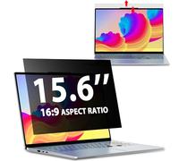 Privacy Screen for Laptop, Removable Privacy Film, Anti Blue Light Anti-Glare Privacy Screen Protector for Lenovo Hp Dell Acer Asus Thinkpad Envy Xps (15.6 Inch 16:9)