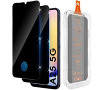 Privacy Screen for Samsung Galaxy A25 5G for Tempered Glass, 9H+ Screen | Funrae 2 x [car installation] privacy film, 0.33 mm ultra-thin anti-spy film, 28° privacy protective glass