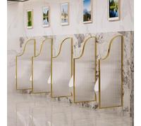 Privacy Screen for Urinal, Translucent Glass Design for Public Restrooms in Hotels, Schools, and Commercial Spaces