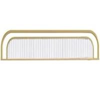 Privacy Screen,Modern Glass Partition with Iron Frame for Dining Room, Office, and Restaurant - 30x100 cm (11.81x39.37 inches) - Functional Space Divider for Enhanced Privacy