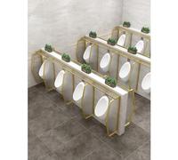 Privacy Screen Partition, Wall-Mounted Toilet Divider for Home Improvement and Decorative Use