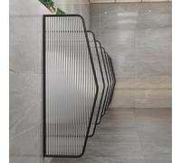 Privacy Screen Partition, Wall-Mounted Toilet Divider for Home Improvement and Decorative Use
