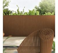 Privacy Screen, Permeable Fence Strip Roll, Resistant Garden Fence | Easy To Install, Privacy Fence Cover For Railing, Patio, Garden Terrace(Browns,120x300cm)