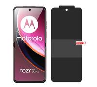 Privacy Screen Protector+Camera Lens Protector For Motorola Razr 50 Ultra (2024),Flexible Film Anti-Spy 9H Hardness Case Friendly,Front Screen Protector (B Set, For Motorola Razr 50 Ultra (2024))