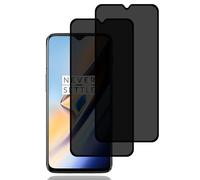 Privacy Screen Protector for OnePlus 6T/OnePlus 7 [2 Pack], Anti-Spy Tempered Glass Film, 9H Hardness, Anti Scratch, Anti Fingerprint, Bubble-Free, Anti-Spy Screen Protector for OnePlus 7/OnePlus 6T