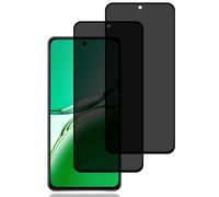 Privacy Screen Protector for Oppo Reno 12 F 5G/4G/Oppo Reno 12 FS 5G/4G [2 Pack], Anti-Spy Tempered Glass Film, 9H Hardness, Anti Scratch, Anti Fingerprint, Bubble-Free, Anti-Spy Screen Protector