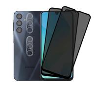 Privacy Screen Protector for Tempered Glass for Samsung Galaxy A16 5G, Galaxy A26 5G, Anti-Spy Privacy Film with Camera Protection, Tempered Glass [Pack of 2 + 2], Anti-Spy Privacy Film for Galaxy A16