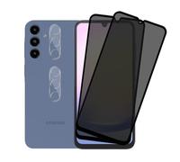 Privacy Screen Protector for Tempered Glass for Samsung Galaxy A25 5G, Anti-Spy Privacy Film with Camera Protection, Tempered Glass [Pack of 2 + 2], 9H Hardness, Anti-Spy Privacy Film for Galaxy A25