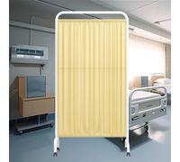 Privacy Screen,Rolling Medical Privacy Screen With Wheels, Foldable Room Divider, 6-foot High Temporary Fence For Clinic/Patient/Exam Rooms(Color-6,2-panel)
