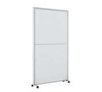 Privacy Screen Room Divider with Locking Wheels - Foldable Office Privacy Partition for Enhanced Workspace Confidentiality