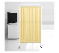 Privacy Screen Room Divider with Swivel Wheels, Easy to Clean Fabric for Beauty Salon and Clinic, DIY Standing Partition