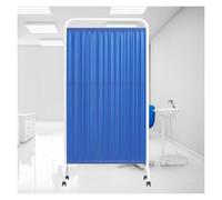 Privacy Screen Room Divider with Swivel Wheels, Easy to Clean Fabric for Beauty Salon and Clinic, DIY Standing Partition