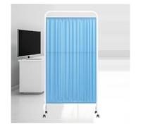 Privacy Screen Room Divider with Swivel Wheels, Easy to Clean Fabric for Beauty Salon and Clinic, DIY Standing Partition