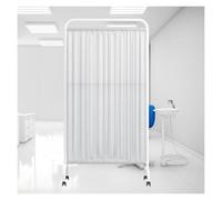 Privacy Screen Room Divider with Wheels, Standing Partition Temporary Fence for Easy Cleaning, Ideal for Beauty Salons
