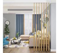 Privacy Screen Room Divider5 Pack FloortoCeiling Metal Slats Partition for Living Room & Entrance39in Stylish Space Separator Wall Dividers for Home Decor