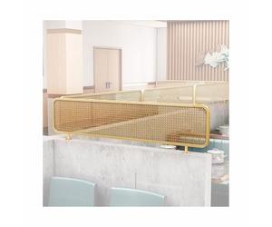 Privacy Screen,Translucent Room Divider for Dining Room, Low Decoration for Restaurants, Bedrooms & Hotels, 100 x 30 cm, for Enhanced Privacy and Style