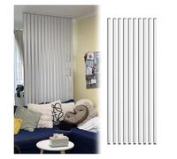 Privacy Screens Room Partition Post - 2ft/3ft/4ft/5ft/6ft/7ft/8ft Tall Aluminum Alloy Column Partitions, Simple Modern Entrance Hollow Decor Column(90cm/35.4in/2.95ft)