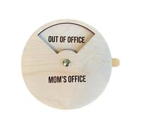 Privacy Sign Conference - Please Knock Door Sign, Wood Do Not Disturb The Indicator, Meeting Room Display with Remote Work, Learning Room, Bedroom Study Zone, Home Business Corner