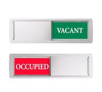Privacy Sign Vacant Occupied Sign with Clear Do Not Disturb Non-Scratch Magnetic Slider Door Indicator Signs Easy to Read for Home Bathroom Office Restroom Conference Hotel Hospital 7 x 2 Inch