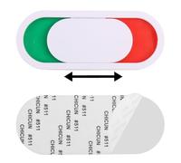 Privacy Sign, Vacant Occupied Wordless Adhesive Version Slider Door Please Knock Door Indicator Sign For Office Conference Restroom Hotles Hospital Busy Light (White)