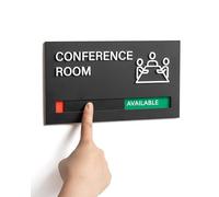 Privacy Slide Door Sign,In Use or Available for Home Office Conference Wellness Mother's Room,Slider Door Sign Tells Whether Room in Use or Available