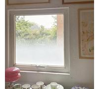 Privacy Window Gradient Film 20 24 30 36 48 60 72 100 in, Semi Privacy Home Glass Tint Self Adhesive, Peep Proof Frosted Glass Window Clings(30x60in(76x152cm))