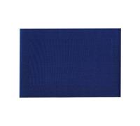 Privalace Dark Blue PVC Heat-Resistant and Waterproof Placemats for Dining Table, 18 x 12 inch, Set of 4, Modern Minimalist Style